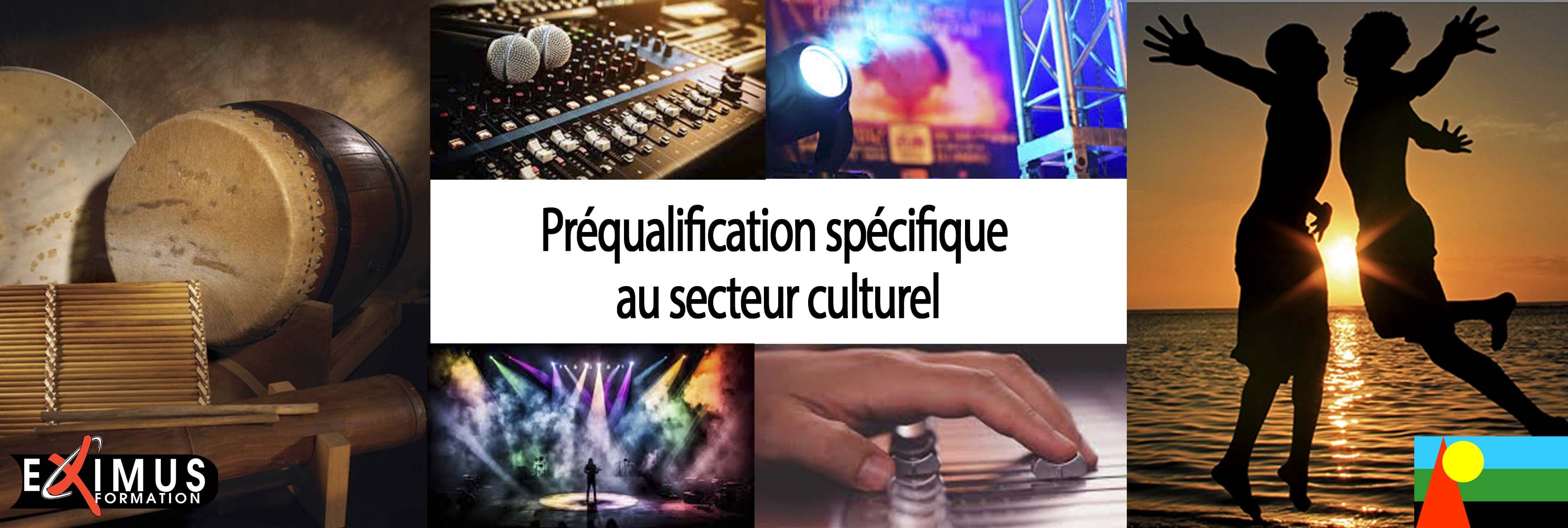 Bannière Préqualification spécifique au secteur culturel